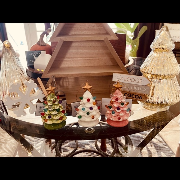 Light up Ceramic Retro Christmas Tree Ornament nwt - Picture 11 of 12